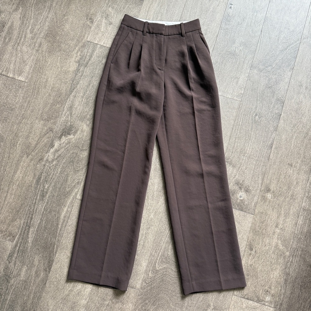Aritzia Brown Wilfred Effortless Pants NWOT